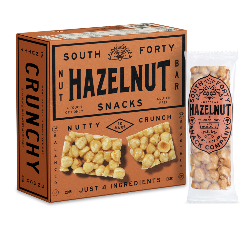 Hazelnut 12-Pack – South 40 Snacks