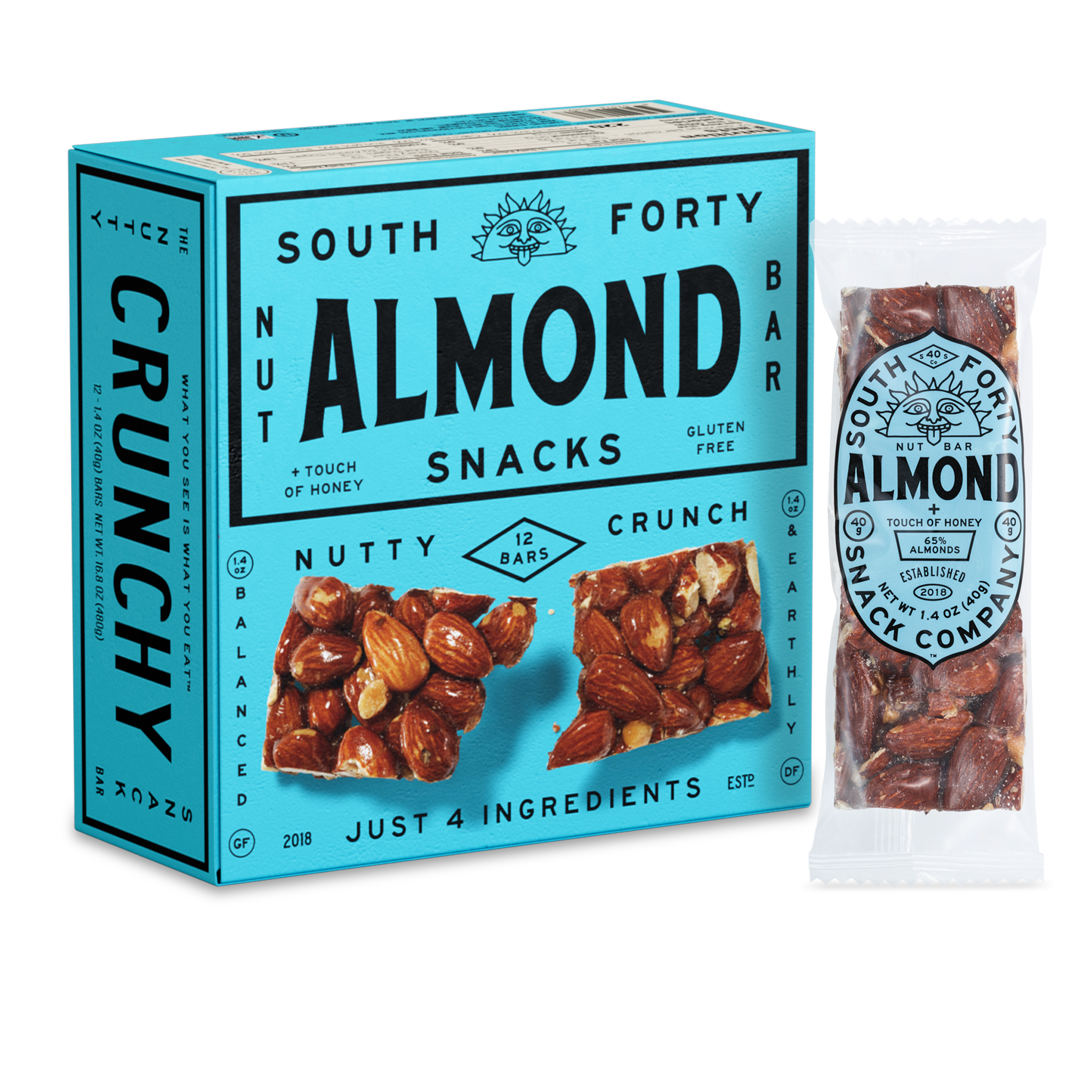 Almond 12-Pack – South 40 Snacks